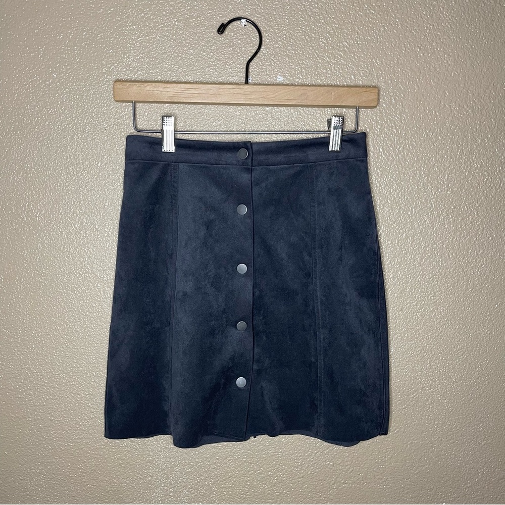 Aritzia Faux Suede Mini Skirt